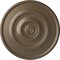 Ekena Millwork Traditional Reece Ceiling Medallion (Fits Canopies up to 5 7/8"), 24 3/8"OD x 1 1/8"P, Warm Silver CM24REWSS - alternate 1
